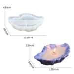 Shell Bowl Candle Mould – Large Decorative Resin & Candle Casting Silicone Mould
