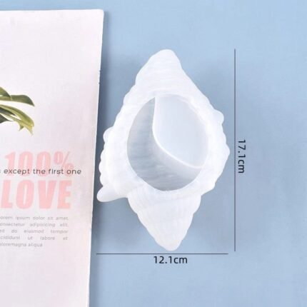 Shell Shape Bowl Silicone Mould | Large Resin & Jesmonite Casting Mold for Decorative Tray & Trinket Bowl