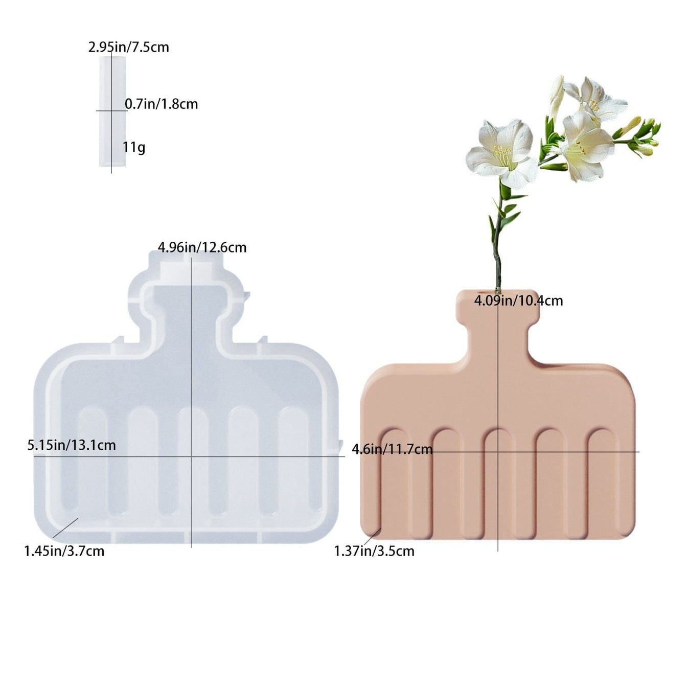 5bab02a2-cef4-4456-a561-32d84d2bdcd4 Silicone Mould For Flower Vase