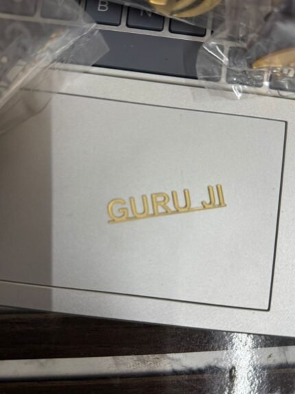 golden acrylic cutting