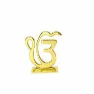 golden acrylic cutting